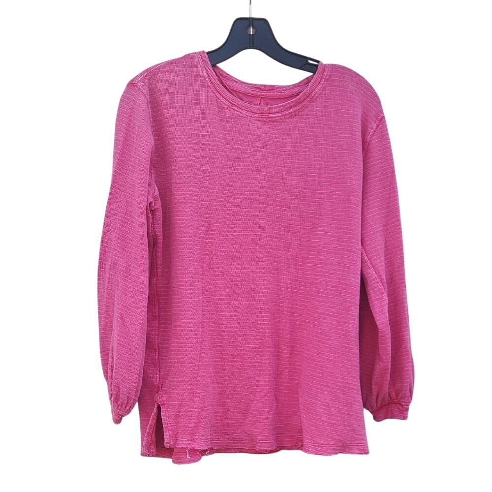 We The Free Soul Song Tee Boho Soft Coastal New England Boat Xsmall Slouchy Pink